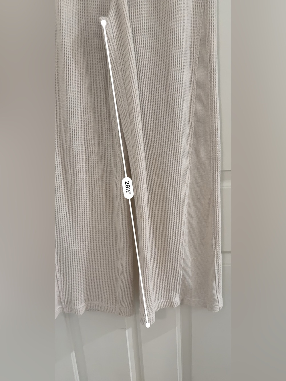 AERIE waffle knit wide leg oatmeal S - Picture 11 of 11